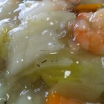 王様 - エビや沢山の具材！それぞれが艶々。美味しかった！