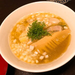 鳥田中 - アラカルト 鶏そばあご出汁醤油　750円