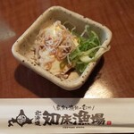 北海道 知床漁場 - つきだし おぼろ豆腐