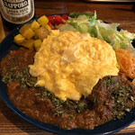 ぢどりや カレー部 - チキンカレープレート