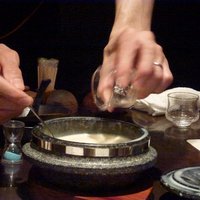 銀座 竹の庵 5丁目本店 - 出来たて！温釜豆冨〜本わさ割醤油〜