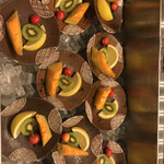 厨翠山   - 朝食時、ラウンジフルーツ盛り合せ