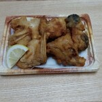 春帆楼 - 養殖ふぐ唐揚げ