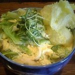 東京うどん 一将 - '09 春キャベツのかきたまうどん（大盛り）