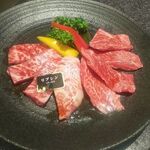 牛兵衛 草庵 - 牛肉二種盛り