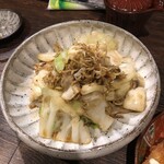 いざか家 桜坂 - じゃこキャベツ