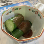 Yoritaya - サービスのキュウリ　ミソが絶妙な味