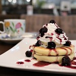 珈壇 - ブルーベリーパンケーキ（ハーフ）