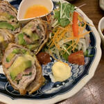 三彩 - アボカドと明太子のミルフィーユカツ