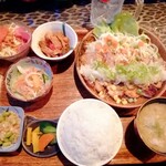 えちごやきゅ～ぴ～ - 鬼おろしポークステーキ定食(680円)