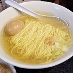 塩そば専門店 桑ばら - 塩かけそば定食（チャーマヨ丼）