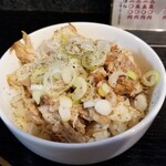 塩そば専門店 桑ばら - 塩かけそば定食（チャーマヨ丼）