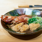 魚の中俣 - キンキ煮付け　北海道根室