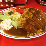 中華料理 牡丹園 - カツあんかけチャーハン