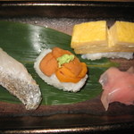 和菜 やなぎ  ふぐ はも - 太刀魚・ウニ・玉子