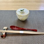 御料理 ひさまつ - 冬瓜の玉蜀黍餡掛け