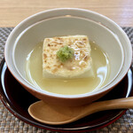御料理 ひさまつ - 焼き胡麻豆腐 白味噌仕立て