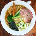 白雪姫 - 料理写真:白醤油ラーメン大盛