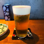 酒と炭焼 おかげさん - 生ビール