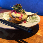 酒と炭焼 おかげさん - アジフライ