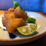 炭焼 おかげさん - 阿波尾鶏の唐揚げ