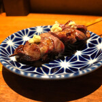 炭焼 おかげさん - ハツおかわり