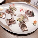 酒とさかな ふじ - 刺身盛り合わせ