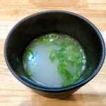 焼鳥 青葉 - 鶏スープ