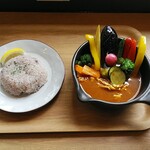 Maaru Kafe - スープカレー（雑穀米）