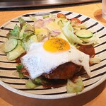 Grill Plancha - 和牛ハンバーグランチ(デミグラスソース)960円