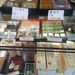 生甘堂 - ショーケースの一部
