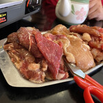 Hokkaidoushiki Jingisukan Jinjin - ・羊、鶏、豚肉