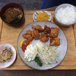 Genki Morimori - 相方の鶏から揚げ定食  700円税込