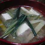 みや川 - 〆のお味噌汁♪