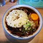 Yashima - 天ぷらそば 350円＋玉子 40円