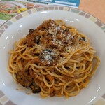 サイゼリヤ - ナスのミートソーススパゲッティ