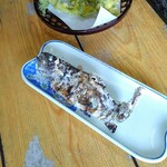 大自然の里 吾妻庵 - 岩魚の炭火塩焼き