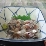 金沢食堂 - イワシの刺身
