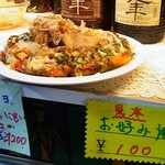 SHOWA - お好み焼きは100円でこれぐらい