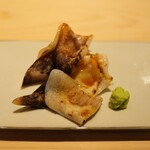 新ばし 星野 - 北陸のとり貝を炙って。