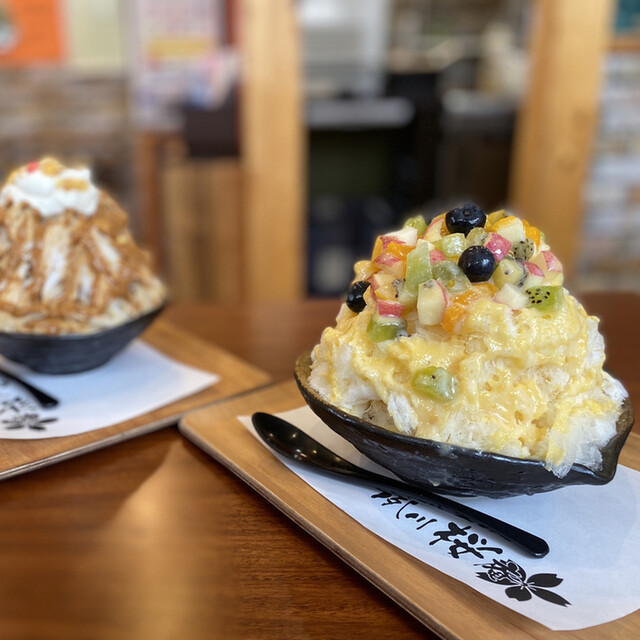 夙川桜庵 シュクガワサクラアン 夙川 かき氷 食べログ