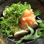 食彩厨房 甚兵衛 - かわはぎの肝ポン