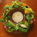 カフェ　ランプ - 鴨川野菜のバーニャカウダ