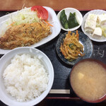 Shimodewa Uchiyamaya - 「定食」のオムレツ定食  530円税込