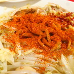 ラーメン二郎 - 一味投下～♪