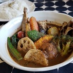 Kawaraya soup curry - 辛さ7番です。
