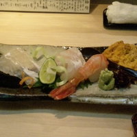 祇園おかだ - 向付　あまてがれい　雲丹・・・・