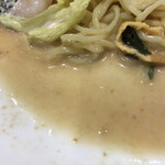 劉家 西安刀削麺 - 途中、シャビシャビになってしまった(^^;;