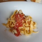 ソリスアグリトゥーリズモ - １皿目のパスタ。魚の味がしっかり。