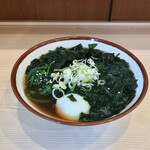 そばの神田 東一屋 - アサソバビンボー！　
      朝そば＋わかめ！　